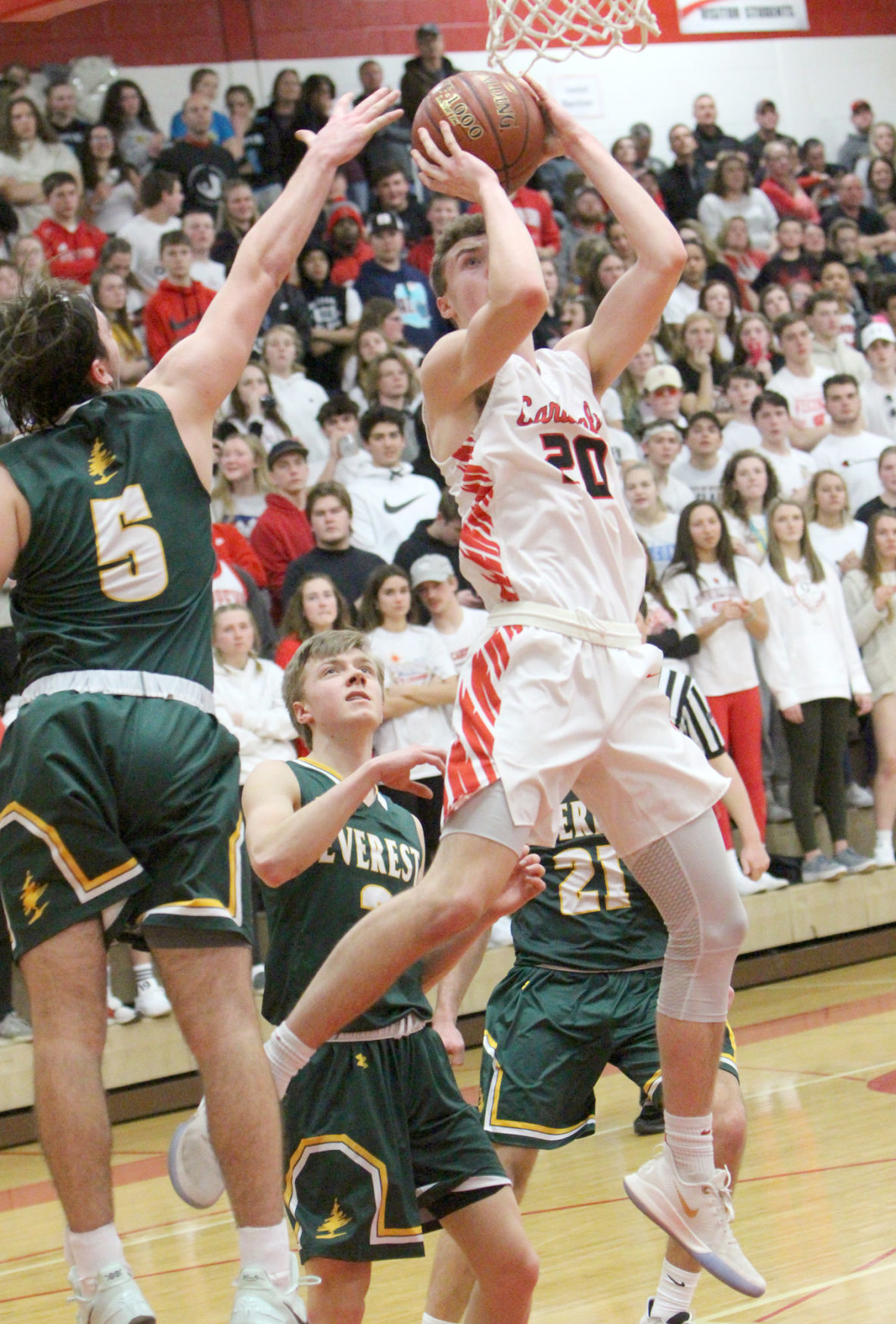 D.C. Everest at Chi-Hi boys basketball 3-7-20